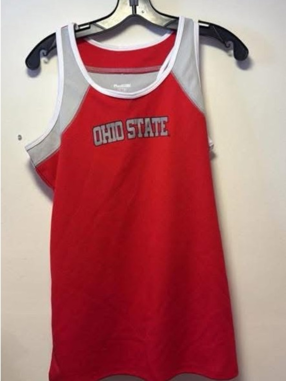 Ohio State women’s ' Red Tank Top with White Trim